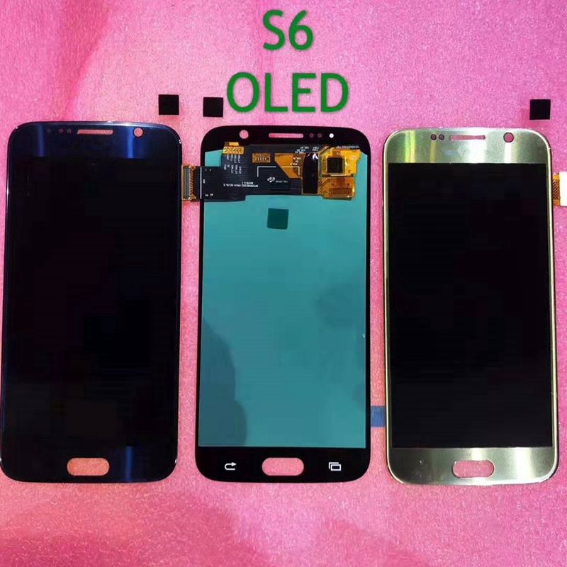 Oled สําหรับ Samsung Galaxy S6 G920 G920F G920FD G920A จอแสดงผล Lcd + Touch Glass Digitizer