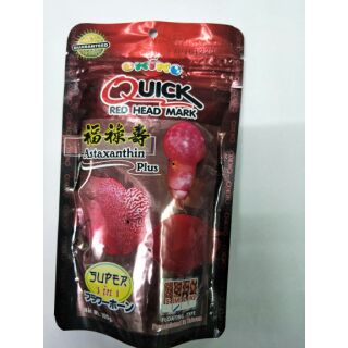 อาหารปลาหมอสีQUICK RED 100กรัม