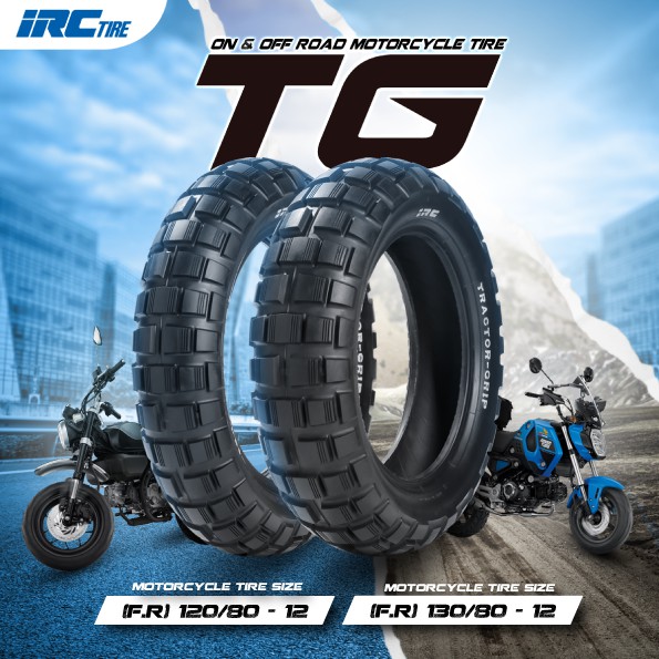 ยางTG ยางIRC ยางนอกมอเตอร์ไซค์ กึ่งวิบากรุ่น TG