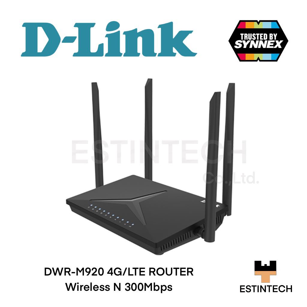 Router (เร้าเตอร์) D-Link DWR-M920 4G/LTE ROUTER Wireless N 300Mbps ของใหม่