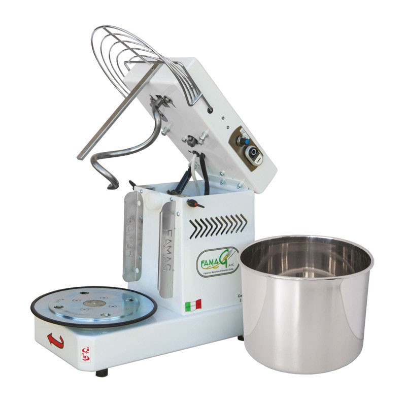 Famag AgriEuro IM10/S/10Vel. Ribaltabile Dough mixer (0.5kg/10kg.) / เครื่องตีขนมปัง