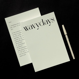 Wavy days note ver.2 L