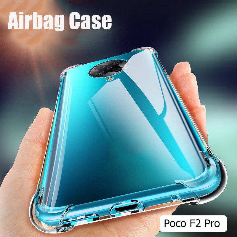 สําหรับ Xiaomi Poco F2 Pro Crystal Clear Cover Anti-Scratch เคสกันกระแทก TPU