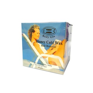 Body Glo Honey Cold Wax Hair Remover แว็กซ์ขี้ผึ้งเย็นกำจัดขน มีให้เลือก 2 ขนาด