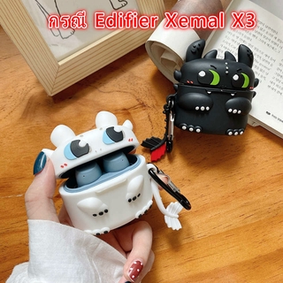 เคส Minibuds Edifier Xemal X3 ซิลิโคนหูฟังป้องกันการกระแทกเคสลายการ์ตูนการ์ตูนคืนโกรธ