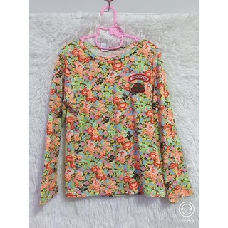 เสื้อยืดแขนยาวลายดอก#7