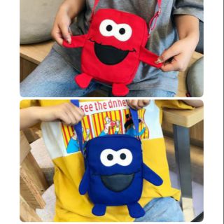 กระเป๋า Elmo &amp; Cookie Monster ทรง Crossbody