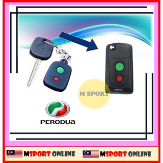 Perodua Myvi Kancil Kelisa Kembara Alza เคสรีโมทกุญแจ แบบพับได้