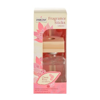 น้ำหอมดับกลิ่น FARCENT 80 มล. กลิ่นคลาสสิคโรส  PERFUME DEODORIZER FARCENT 80ML CLASSIC ROSE