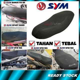 Sym ผ้าคลุมเบาะที่นั่งรถยนต์ 3D สําหรับ Sport Bonus VF3i Jet Power Sport Rider E-Bonus 110 SR E-Bonus Euro 3