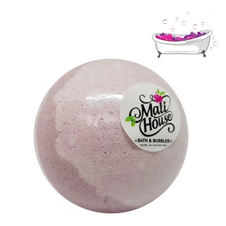 Mali House  Bath Bomb สบู่สปาสำหรับแช่ในอ่าง กลิ่นลาเวนเดอร์ Lavender,สีม่วง 150g