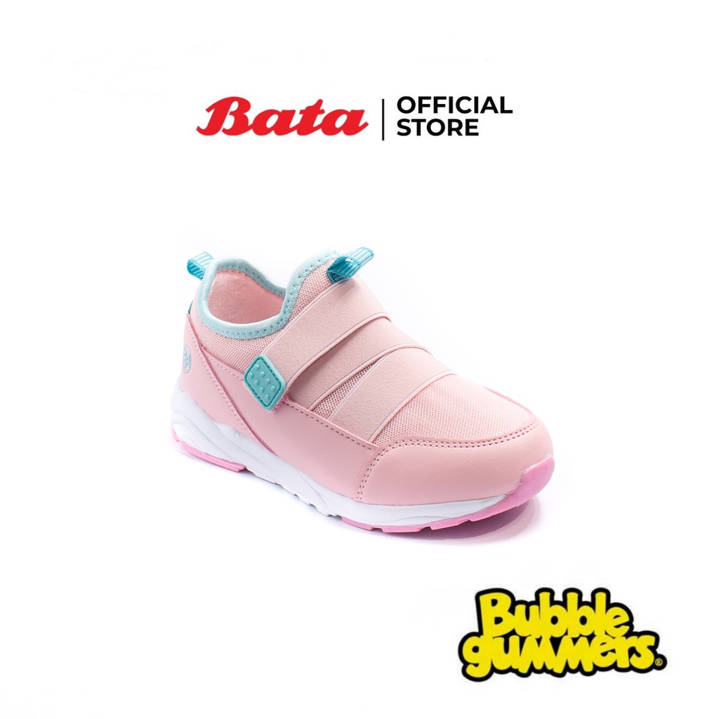Bata บาจา ยี่ห้อ Bubble Gummers รองเท้าผ้าใบแบบสวม ใส่ลำลองแฟชั่น น้ำหนักเบา สำหรับเด็กผู้หญิง รุ่น Peter2 สีชมพู 3515730