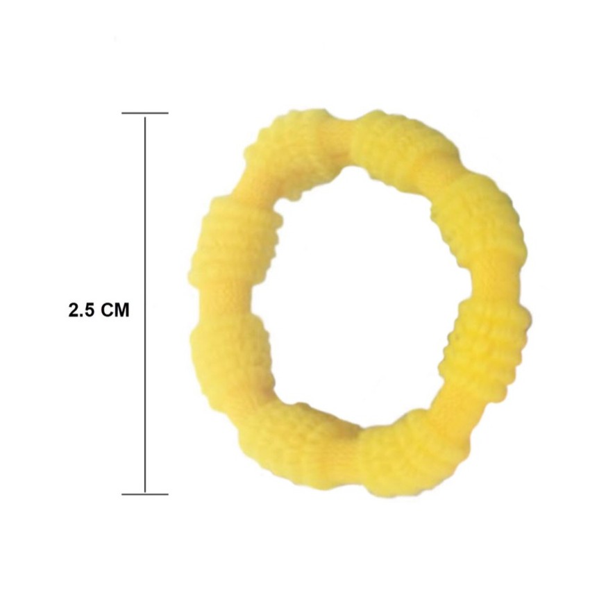 Goody ยางรัดผม 05521 Girls Ribbed Ponytailers  - คละสี  (10 ชิ้น)