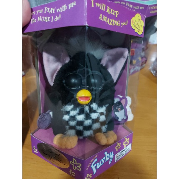 Furby Hasbro 1998 USA New! ตุ๊กตา เฟอร์บี้ นักซิ่ง แข่งรถ Robot กล่องไม่เคยเปิด ของสะสม แท้! Racing 