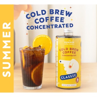 กาแฟสกัดเย็นเข้มข้น COLD BREW COFFEE CONCENTRATED - The Summer Coffee Company