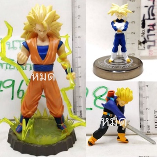 (แท้/มือ2) BANDAI Gashapon Dragon Ball PVC Toy Figure DG SP - Trunks Super Saiyan, Z Full Color R S