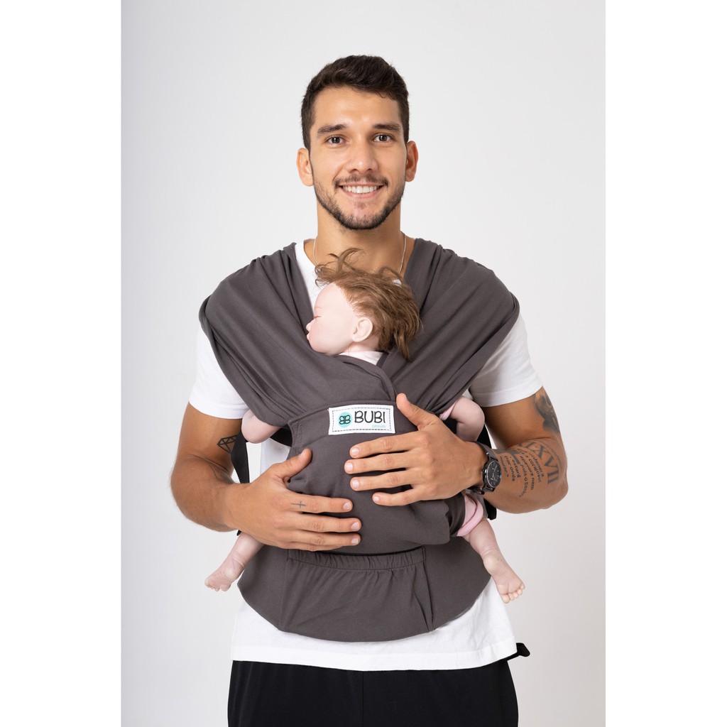 BUBI เป้อุ้มเด็ก Gen 3 - Cotton - สีเทาเข้ม - G3CT-XD-M-1220