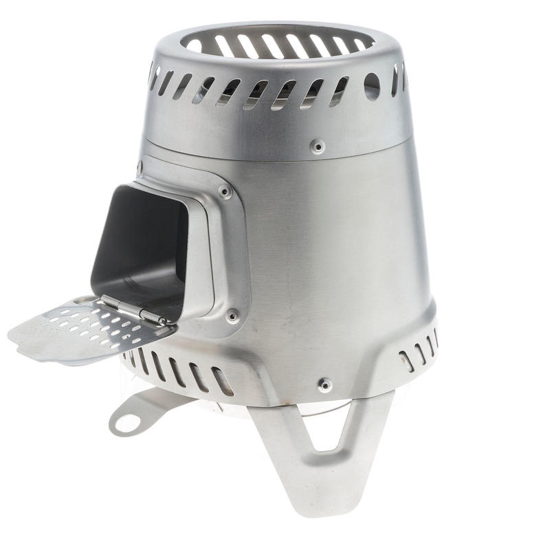เตาไม้ เตา เตาพกพา เตาตั้งแคมป์ QUECHUA Wood Stove MH500 For The Hiker's Camp เตาปิ้งย่าง