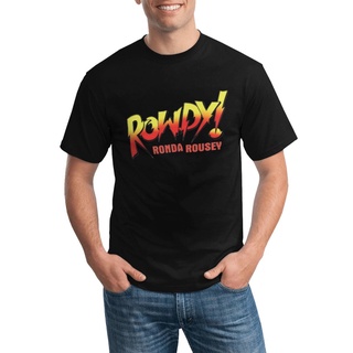 เสื้อยืดลําลอง ลาย Rowdy Ronda Rousey Ww Ufc แฟชั่นฤดูร้อน สําหรับผู้ชาย และผู้หญิง