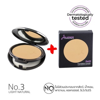 JURNESS Aromatherapy Foundation Powder SPF 25 pa++ plus Refill No. 3 Light Natural