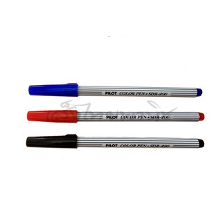 ปากกาเมจิก ไพล็อต SDR-200 [น้ำเงิน/แดง/ดำ] (แพ็ค 12 ด้าม)