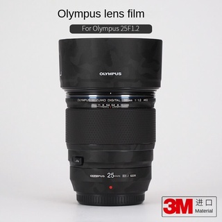 สติกเกอร์ฟิล์มกันรอยเลนส์ ลายพราง สําหรับ Olympus 25 F1.2Pro Olympus 25-1.2 3M