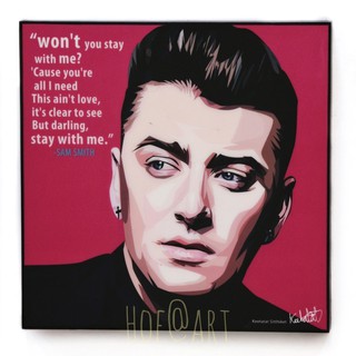 Sam Smith แซม สมิธ นักร้อง เพลง Music ดนตรี รูปภาพ​ติด​ผนัง​ pop art ของขวัญ​ แต่งบ้าน รูปภาพ ของสะสม