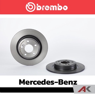 จานเบรก Brembo Mercedes-Benz  295มิล W176 W246 C117 X156 หลัง เบรคเบรมโบ้ 08 B348 41 (ราคาต่อ 1 ข้าง)