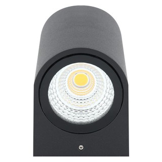 ไฟผนังภายนอก ไฟผนังนอก LED CARINI LCW0220R 2X3 วัตต์ WARMWHITE อะลูมิเนียม MODERN สีดำ โคมไฟภายนอก โคมไฟ หลอดไฟ OUTDOOR