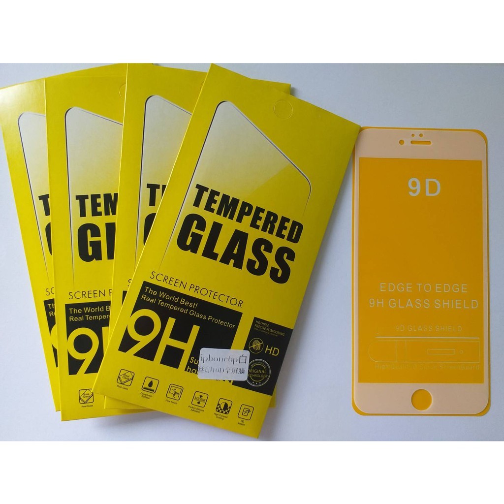 IPHONE กระจกนิรภัยไอโฟน (10 ชิ้น 180บาท ส่งฟรี!! ) 9d ip6ขาวดำip7ขาวดำip6pขาวดำip7pขาวดำix xsmax xr