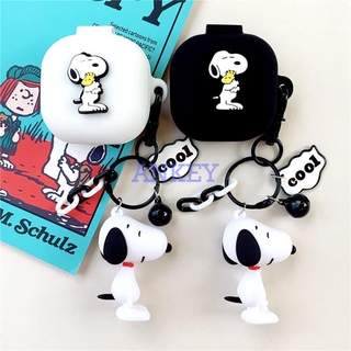 Samsung Galaxy Buds Live / Buds Pro / Buds2 Silicone Cover for Samsung Galaxy Buds Live 2020 Case Soft Sleeve Bluetooth Earphone Monster Cute Disney Snoopy Mickey Shockproof Headphone Protective Soft Case Box with Bells Doll