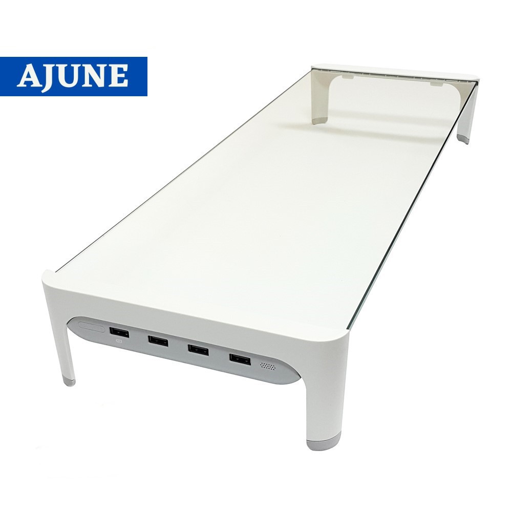 AJUNE แท่นวางจอคอม รุ่น MS-2000-w (4 USB Port+Fast Charge)High Quality ...