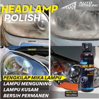 Headlamp Polish Pembersih Mika Lampu Menguning - Auto Detailing Store