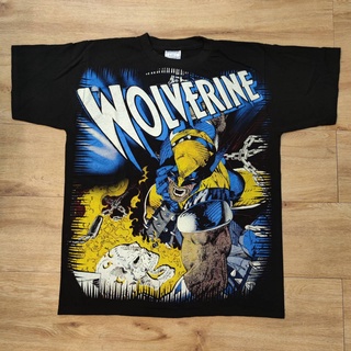 WOLVERINE MARVEL COMICS MOVIE OVP OVERPRINT เสื้อลายการ์ตูนมาเวล วูฟเวอร์รีน