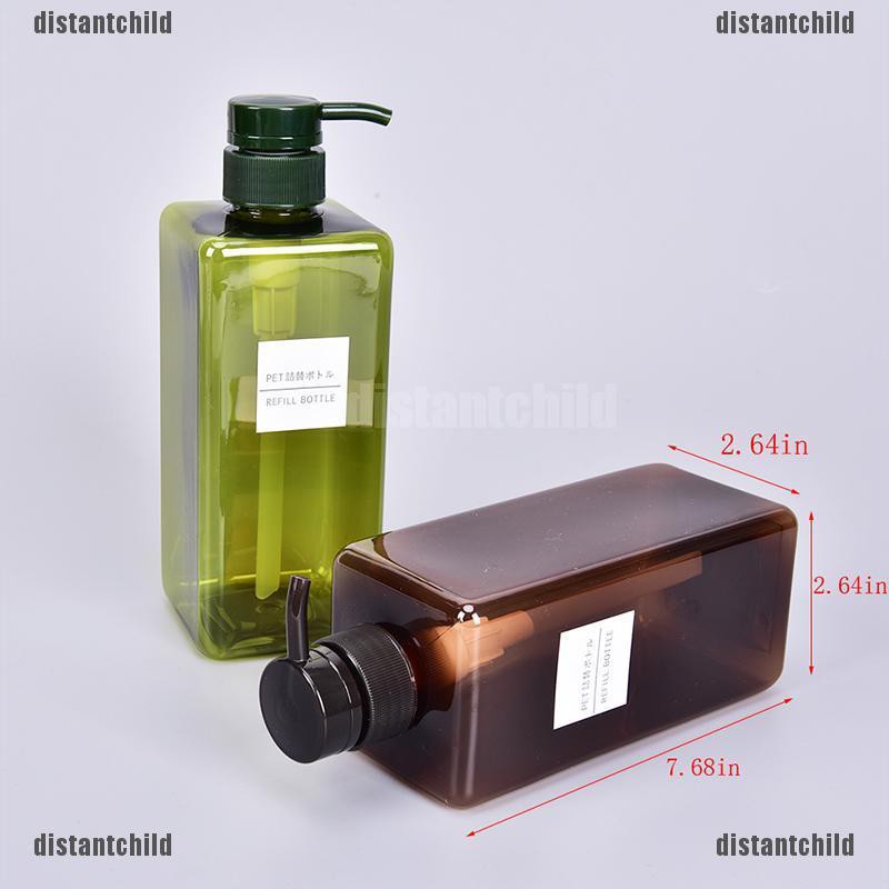 Dsth ขวดปั๊มเปล่า พลาสติก ขนาด 650 มล.