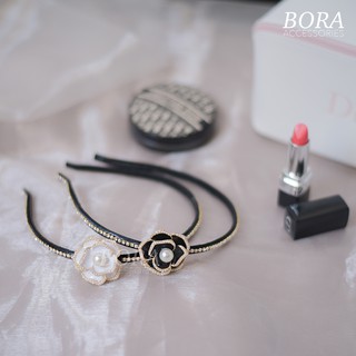 ที่คาดผม Camellia (มี 2 สี) งานพรีเมียม✨ [Bora.accessories🎀]