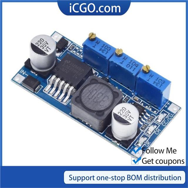 LM2596 DC-DC Step Down CC CV โมดูลจ่ายไฟ LED Driver เครื่องชาร์จแบตเตอรี่ปรับ LM2596S แรงดันไฟฟ้ากระ