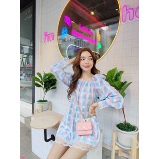 🇰🇷🇰🇷New Arrival !!! 🇰🇷🇰🇷
   💓#MariaCloset 💓

     🌈Mini Dress🌈

✨มินิเดรสแขนยาว