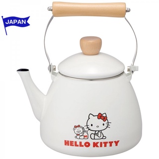 [ส่งตรงจากประเทศญี่ปุ่น] Hello Kitty Enamel Kettle 2L กาต้มน้ำเคลือบฟัน ซานริโอ ครัว #Kawaii