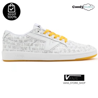 VANS LOWLAND CC TERROR TRUE WHITE SPECTRA YELLOW SNEAKERS สินค้ามีประกันแท้