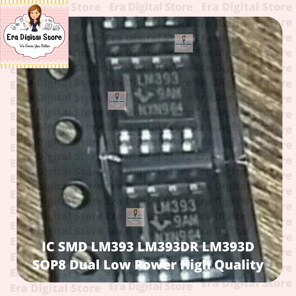 IC SMD LM393 LM393DR LM393D SOP8 พลังงานต่ําคู่