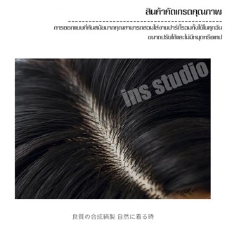 Barsamiea ผมบ๊อบสไตล์ น้ำตาลอ่อน แบบตรงปลายงุ้มเข้าทรง หน้าม้าสไลด์บางสไตล์เกาหลี ผมปลอมผู้หญิง วิกผมหน้าม้า ผมปลอมผ