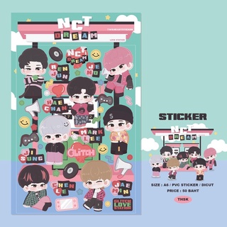 Nctdream Glitch Sticker สติ๊กเกอร์เอ็นซีที แฟนอาร์ต