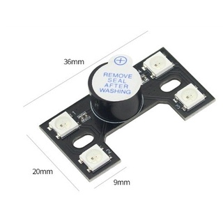 ไฟท้าย 4 led and Buzzer สูง 20mm  ไฟ LED และ บัสเซอร์ในตัว