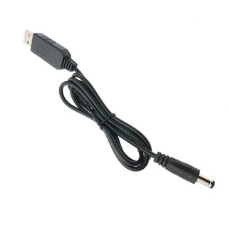 สายแปลง 5v เป็น 12v แจ็ค 5.5 * 2.1mm USB boost line DC TO DC 5V boost to 12V