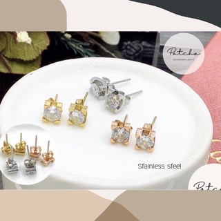 ✨🧡Car/tier classic stainless เพชรCz ทับหลังมีปั๊มแบรนด์ตามภาพนะค่ะ