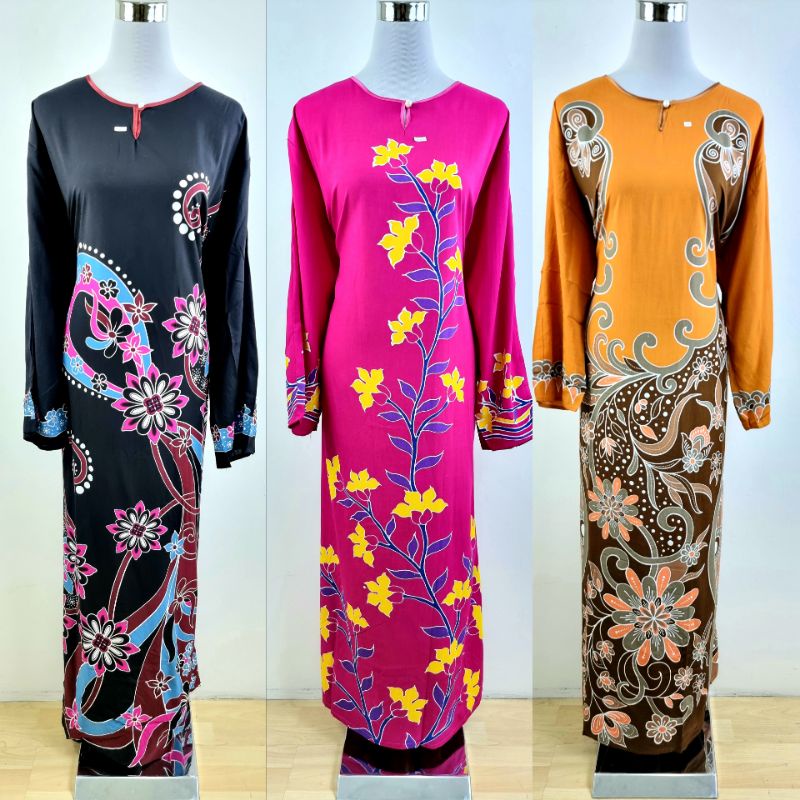 LONG-SLEEVED TERENGGANU PATTERN KAFTAN PUSHER/เสื้อยาวพิเศษพร้อมเสื้อ TERENGGANU PATTERN