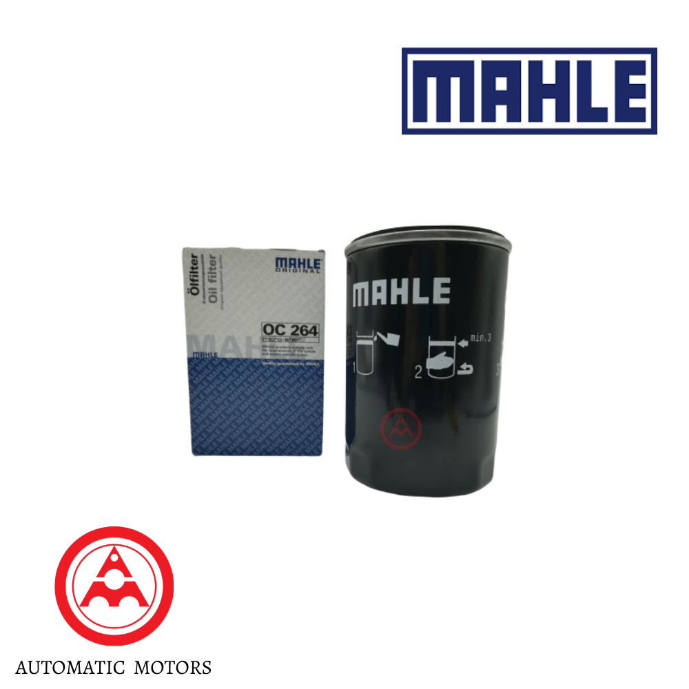 Mahle กรองน้ํามันเครื่อง VW GF MK2 3 4 5 JT MK1 3 NW BT PST PL Audi A3 A4 A6 TT 1.8 2.0 - OC264 / 06
