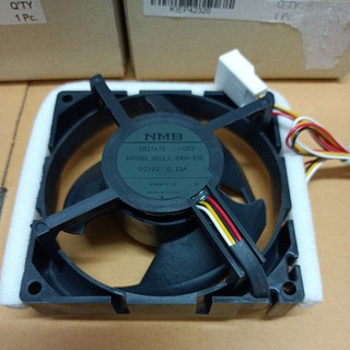 900233 มอเตอร์ ตู้เย็น มิตซู ไฟ DC 12V 0.23A 4สาย 9cm