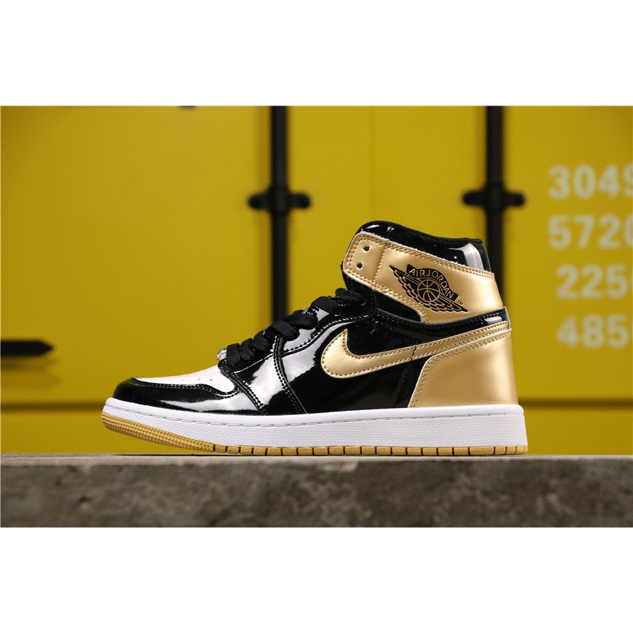 original nike air jordan gold toe รองเท้าผ้าใบลําลองสําหรับ